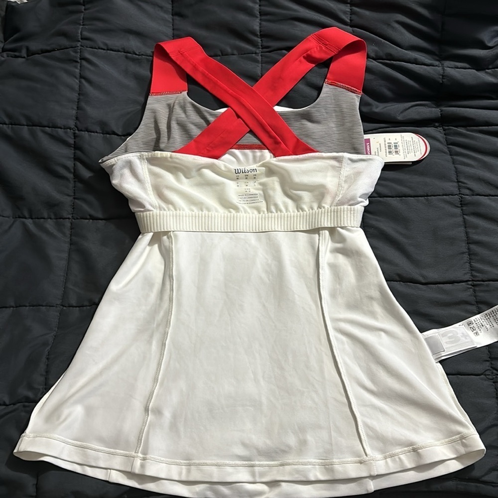 BNWT Women’s Wilson W FW Ashland Heather X Back TA sz M - Picture 3 of 11